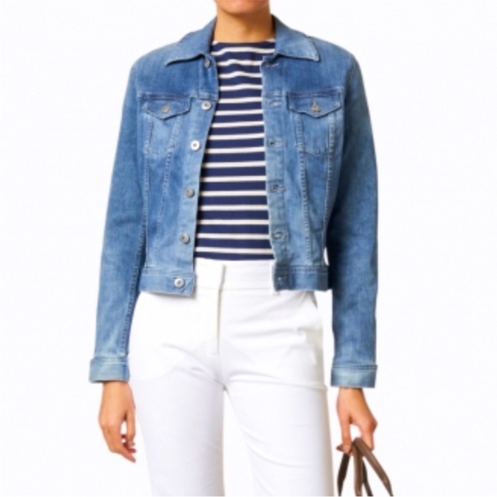 Ag Adriano Goldschmied Denim Jacket distressed Robyn
